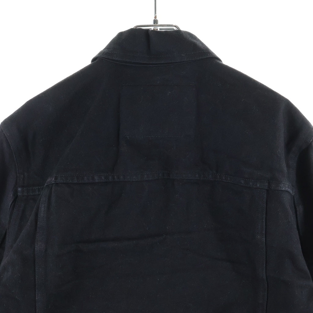 Rick Owens DRKSHDW(リックオウエンス ダークシャドウ) 25SS TRUCKER JKT トラッカージャケット デニムジャケット ブラック DL02D4788-HBLKJP