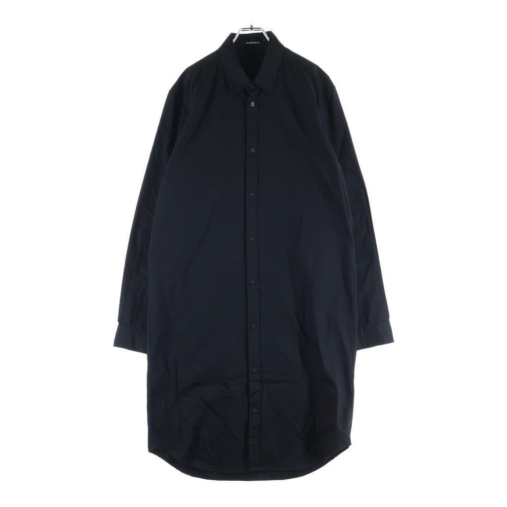 ANN DEMEULEMEESTER(アンドゥムルメステール) MAURICE モーリス ロングシャツ 長袖シャツ ブラック 2202-M-SH18-FA130-099