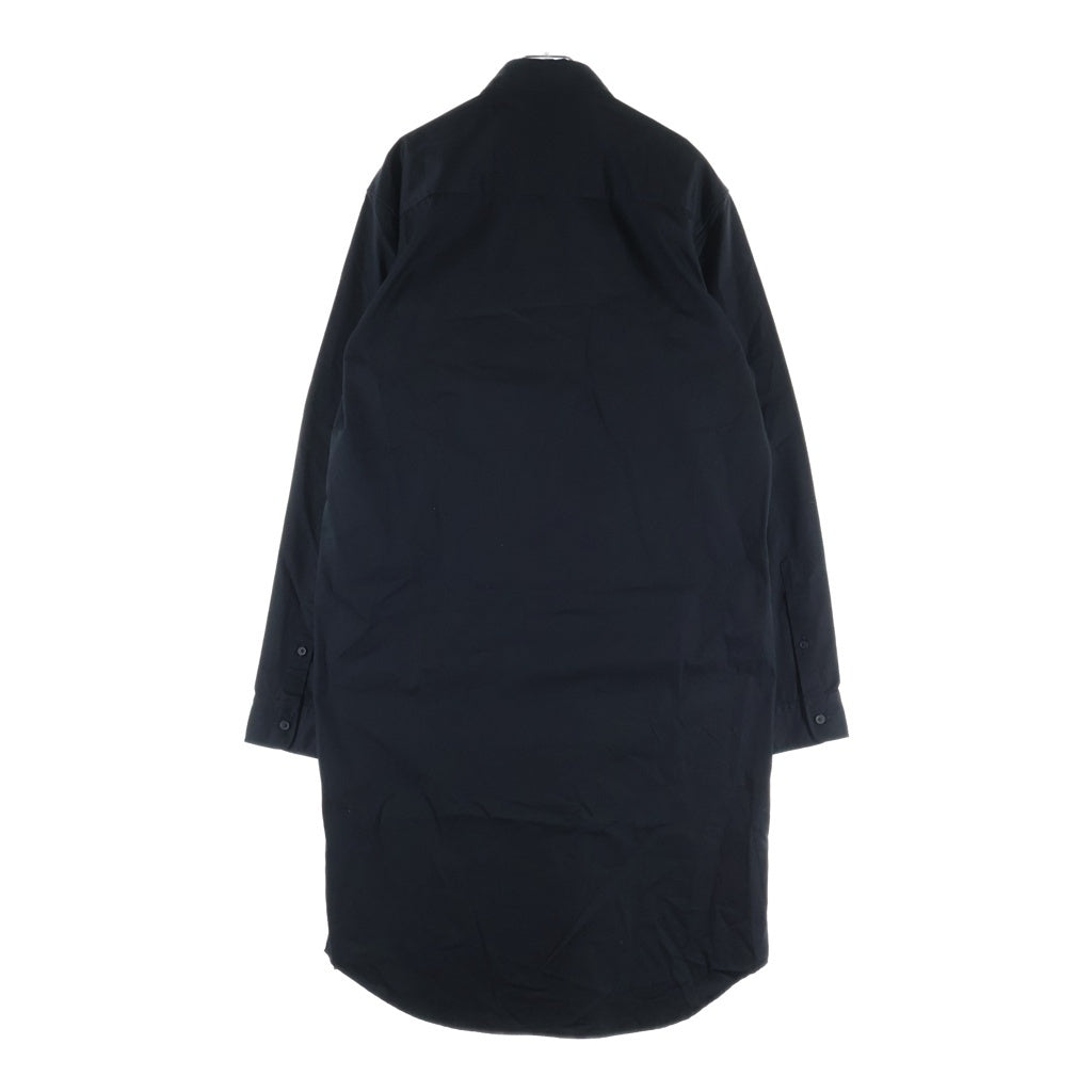 ANN DEMEULEMEESTER(アンドゥムルメステール) MAURICE モーリス ロングシャツ 長袖シャツ ブラック 2202-M-SH18-FA130-099