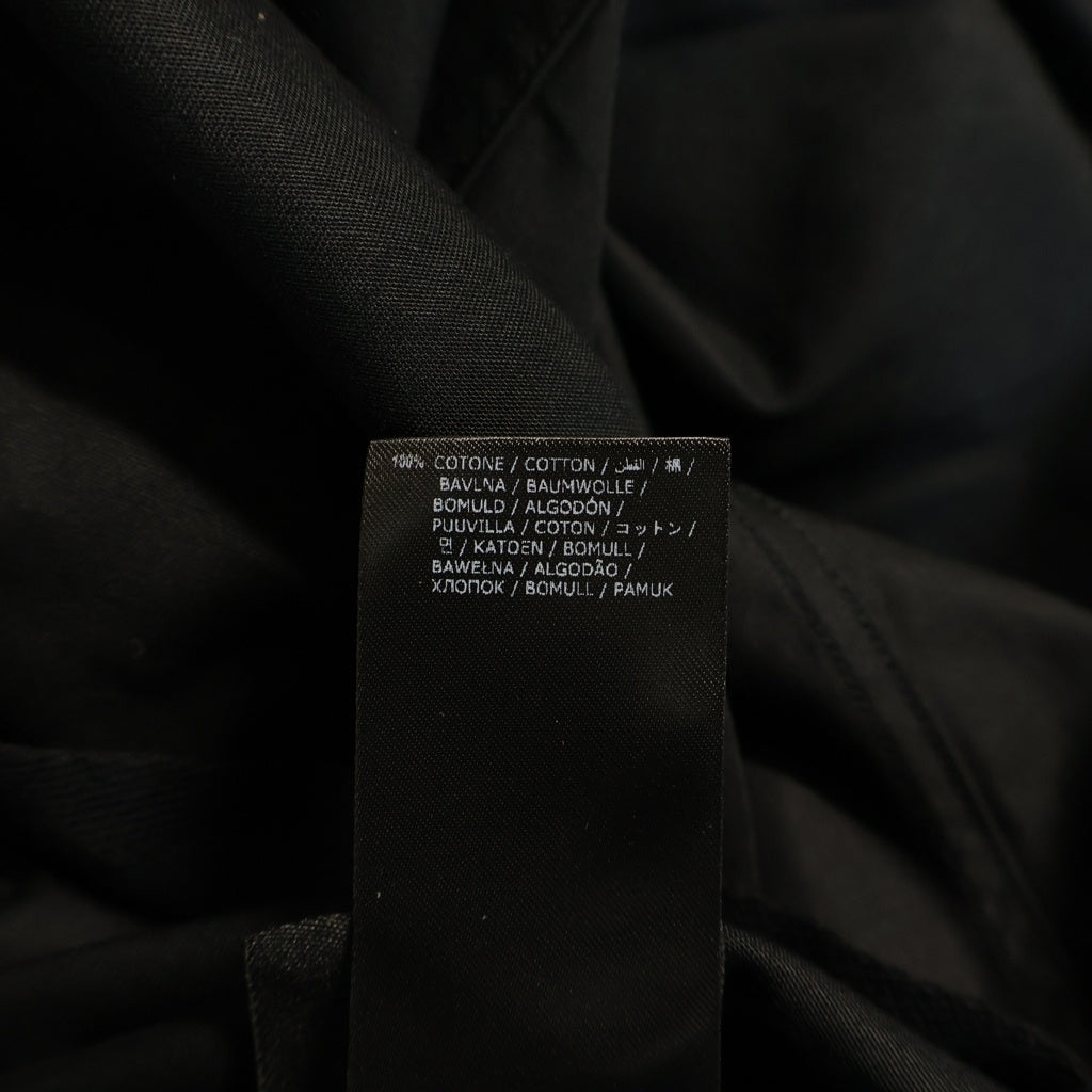 ANN DEMEULEMEESTER(アンドゥムルメステール) MAURICE モーリス ロングシャツ 長袖シャツ ブラック 2202-M-SH18-FA130-099