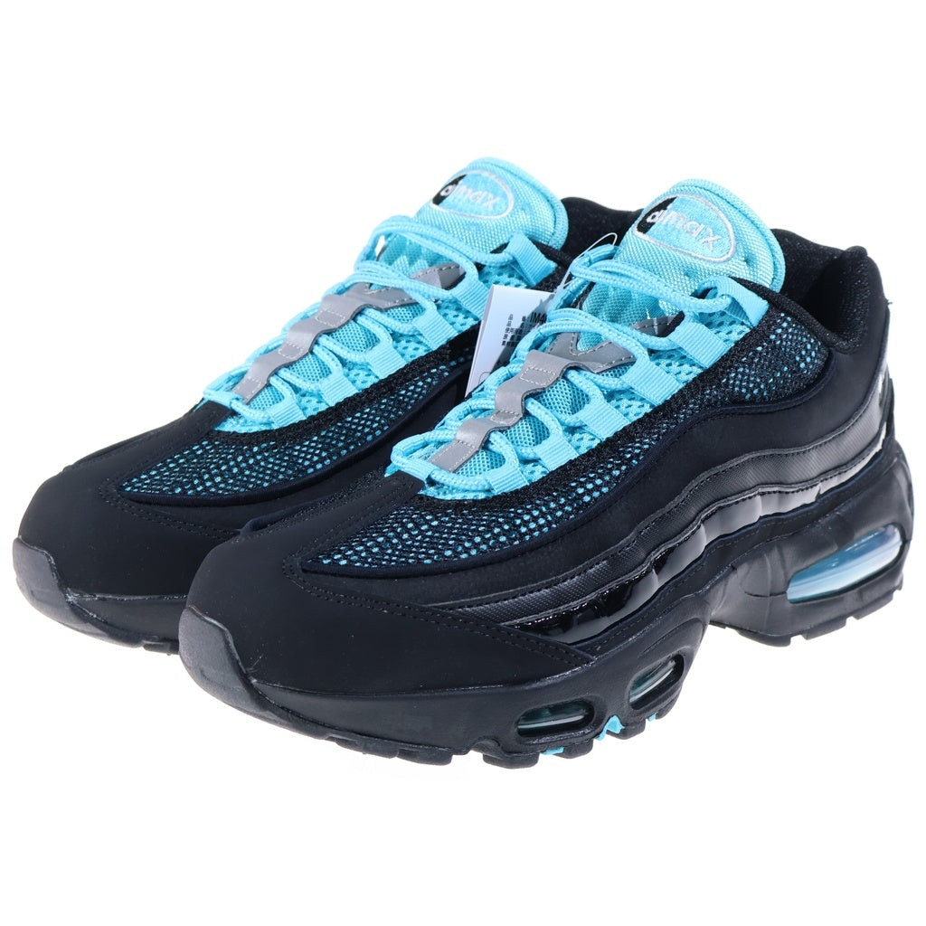 NIKE(ナイキ) AIR MAX95 BIG BUBBLE SE エアーマックス95 ビックバブル スコーピオン レザーローカットスニーカー ブラック/ブルー US8.5/26.5cm IM4691-001
