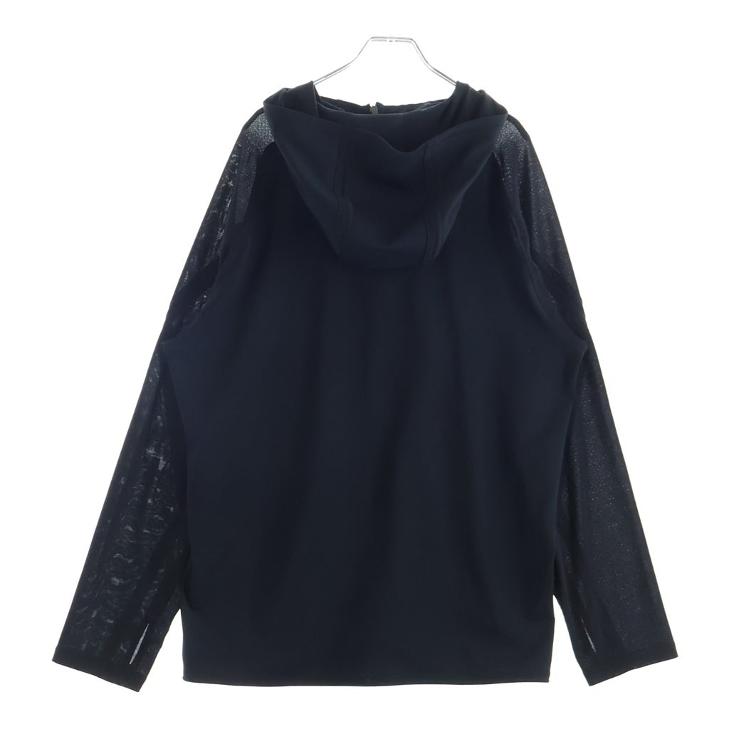 SAN SAN GEAR(サン サン ギア) 26SS WAVE LONG SLEEVE ウェーブ ロングスリーブ ジップアップフーディー ブラック SG26SSTOLS002