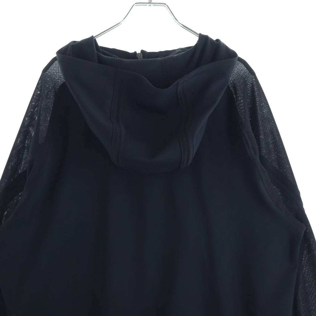 SAN SAN GEAR(サン サン ギア) 26SS WAVE LONG SLEEVE ウェーブ ロングスリーブ ジップアップフーディー ブラック SG26SSTOLS002