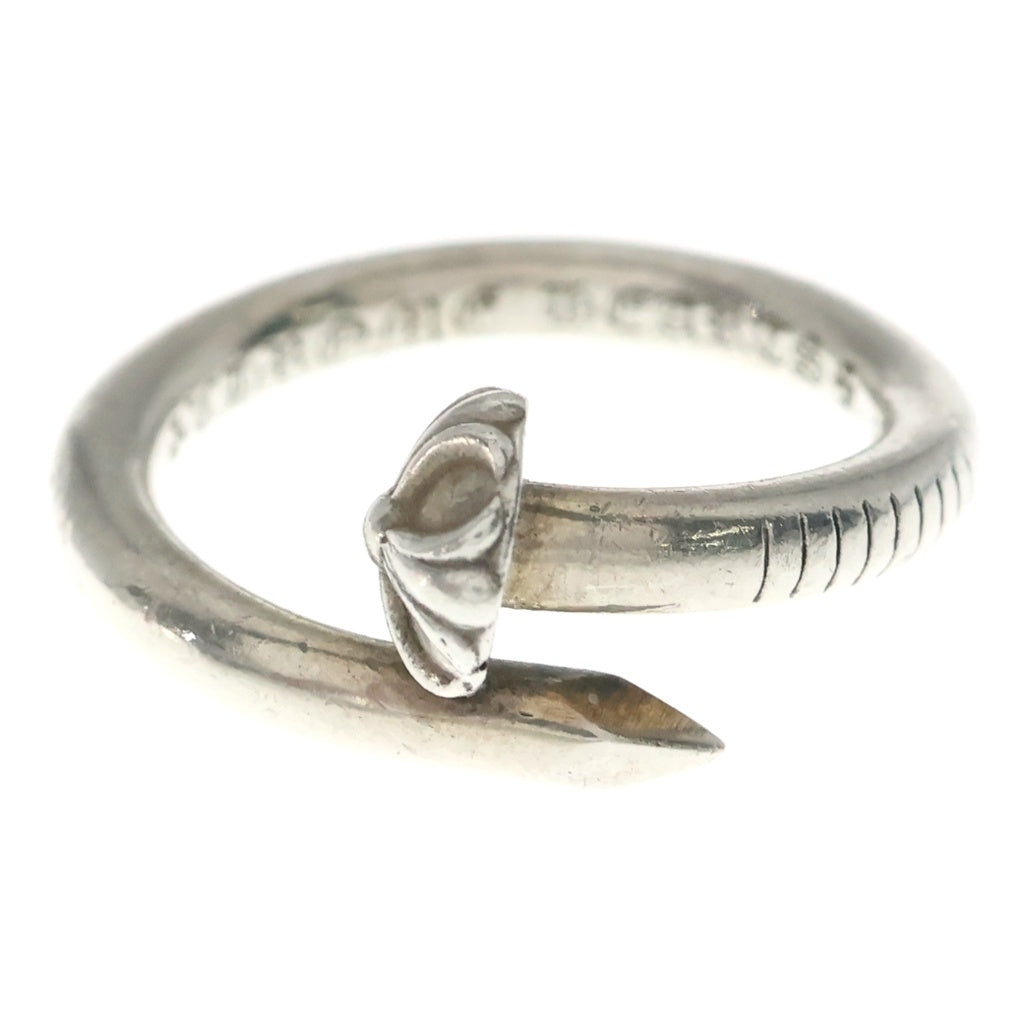 CHROME HEARTS(クロムハーツ) NAIL CRSBALL ネイル クロスボール リング シルバー BCA349