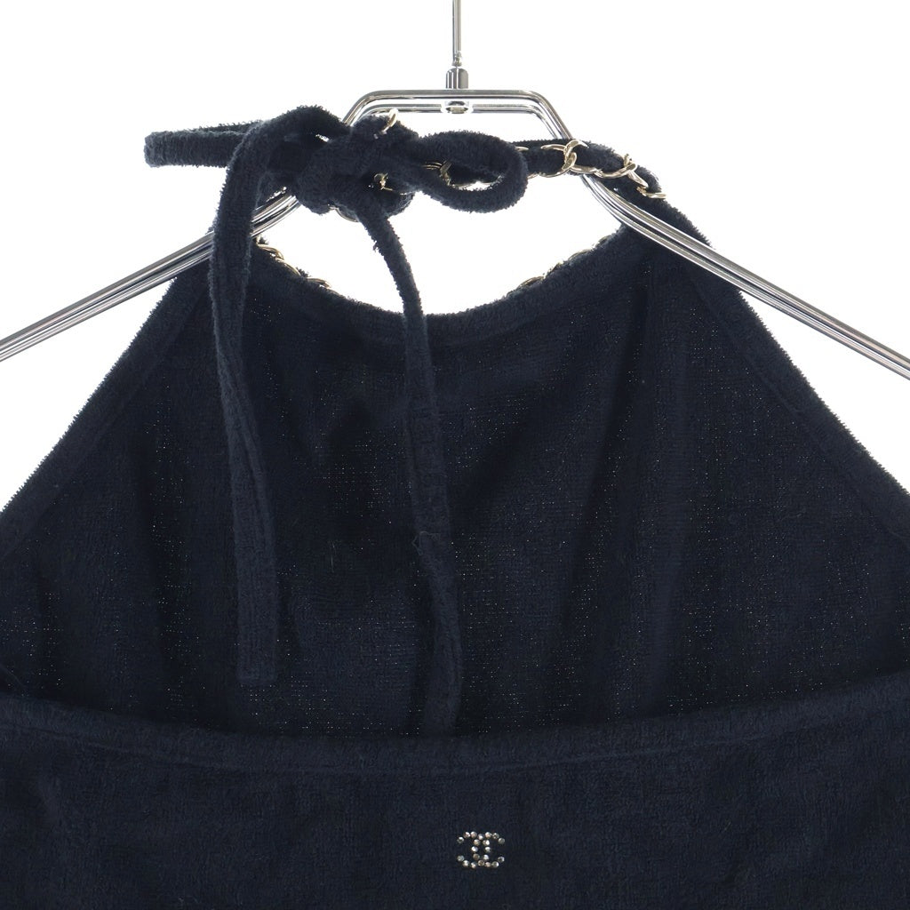 CHANEL(シャネル) ココマーク チェーン装飾 トップス ブラック P64474V46620 レディース