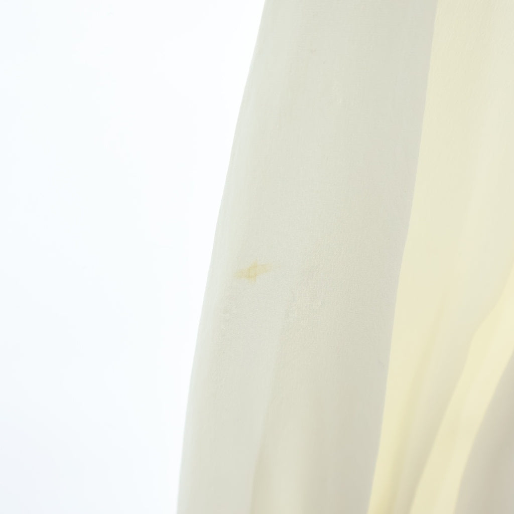 Chloe(クロエ) フリルデザイン 長袖シアーシャツ アイボリー CHC20SHT0900410734 レディース