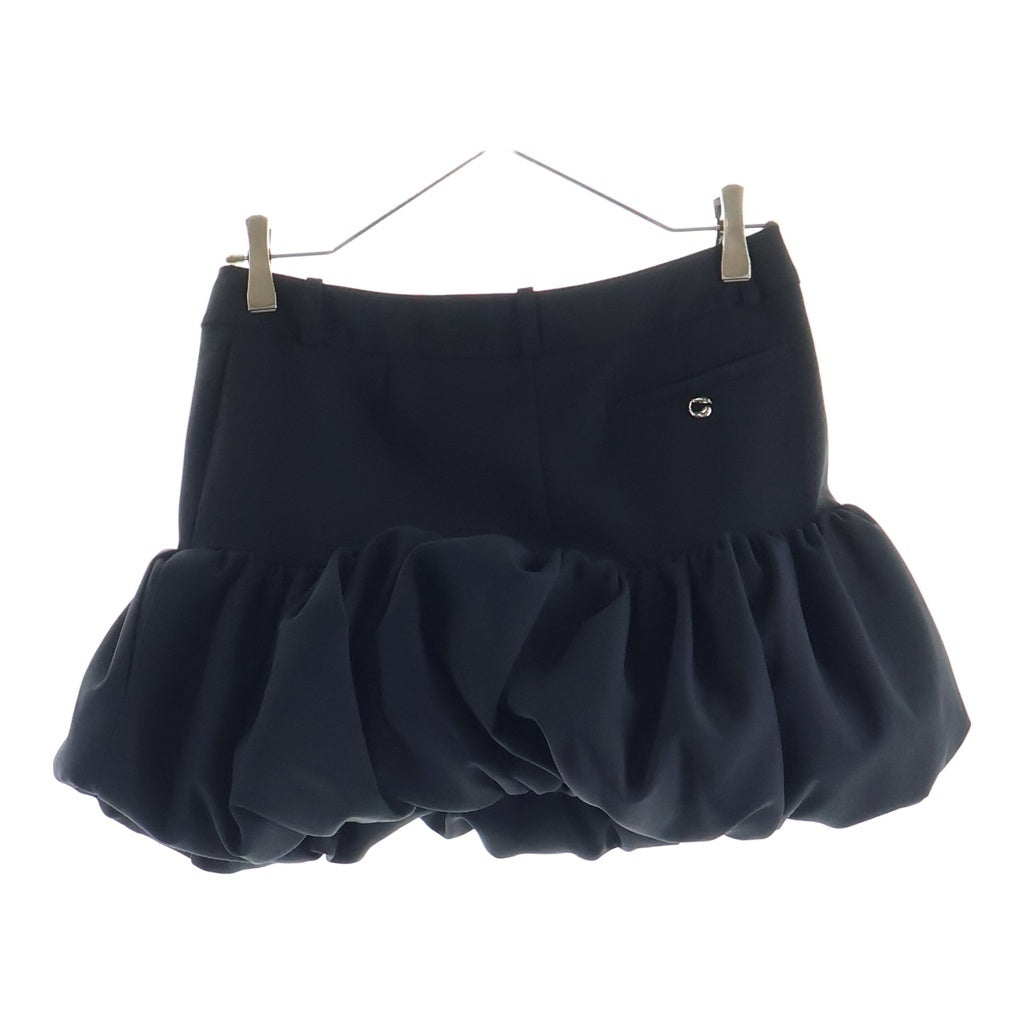 NO BRAND(ノーブランド) coperni Gathered Hem Tailored Skirt コぺ?ニ ギャザード ヘム テーラード スカート ブラック COPJ78F3004] COPJ78F3004 レディース
