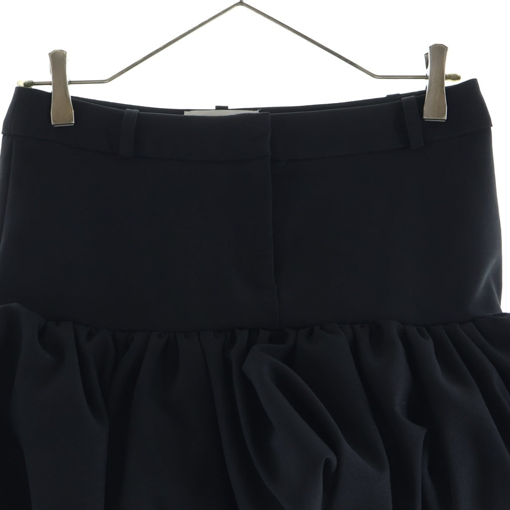 NO BRAND(ノーブランド) coperni Gathered Hem Tailored Skirt コぺ?ニ ギャザード ヘム テーラード スカート ブラック COPJ78F3004] COPJ78F3004 レディース