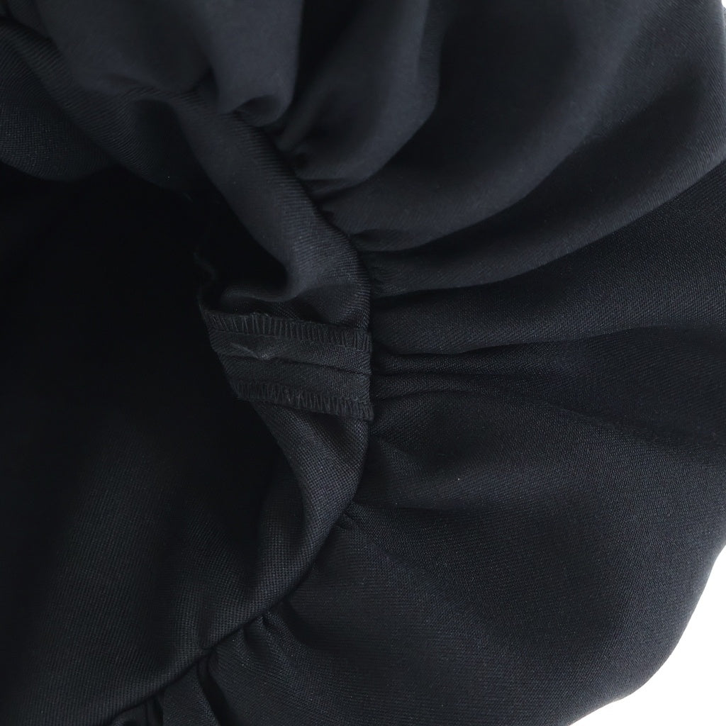 NO BRAND(ノーブランド) coperni Gathered Hem Tailored Skirt コぺ?ニ ギャザード ヘム テーラード スカート ブラック COPJ78F3004] COPJ78F3004 レディース