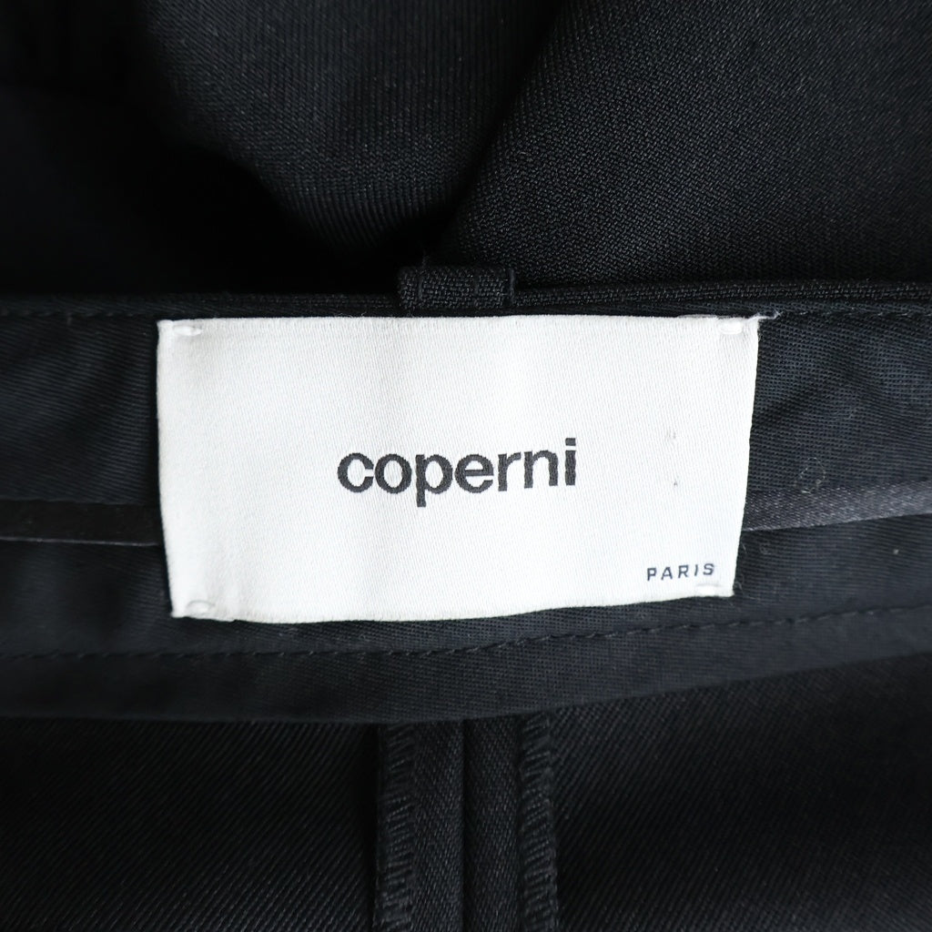 NO BRAND(ノーブランド) coperni Gathered Hem Tailored Skirt コぺ?ニ ギャザード ヘム テーラード スカート ブラック COPJ78F3004] COPJ78F3004 レディース