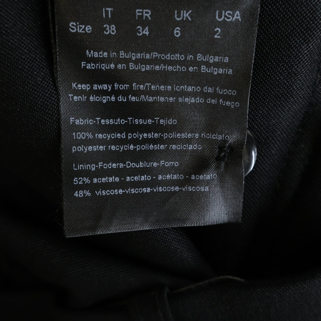 NO BRAND(ノーブランド) coperni Gathered Hem Tailored Skirt コぺ?ニ ギャザード ヘム テーラード スカート ブラック COPJ78F3004] COPJ78F3004 レディース