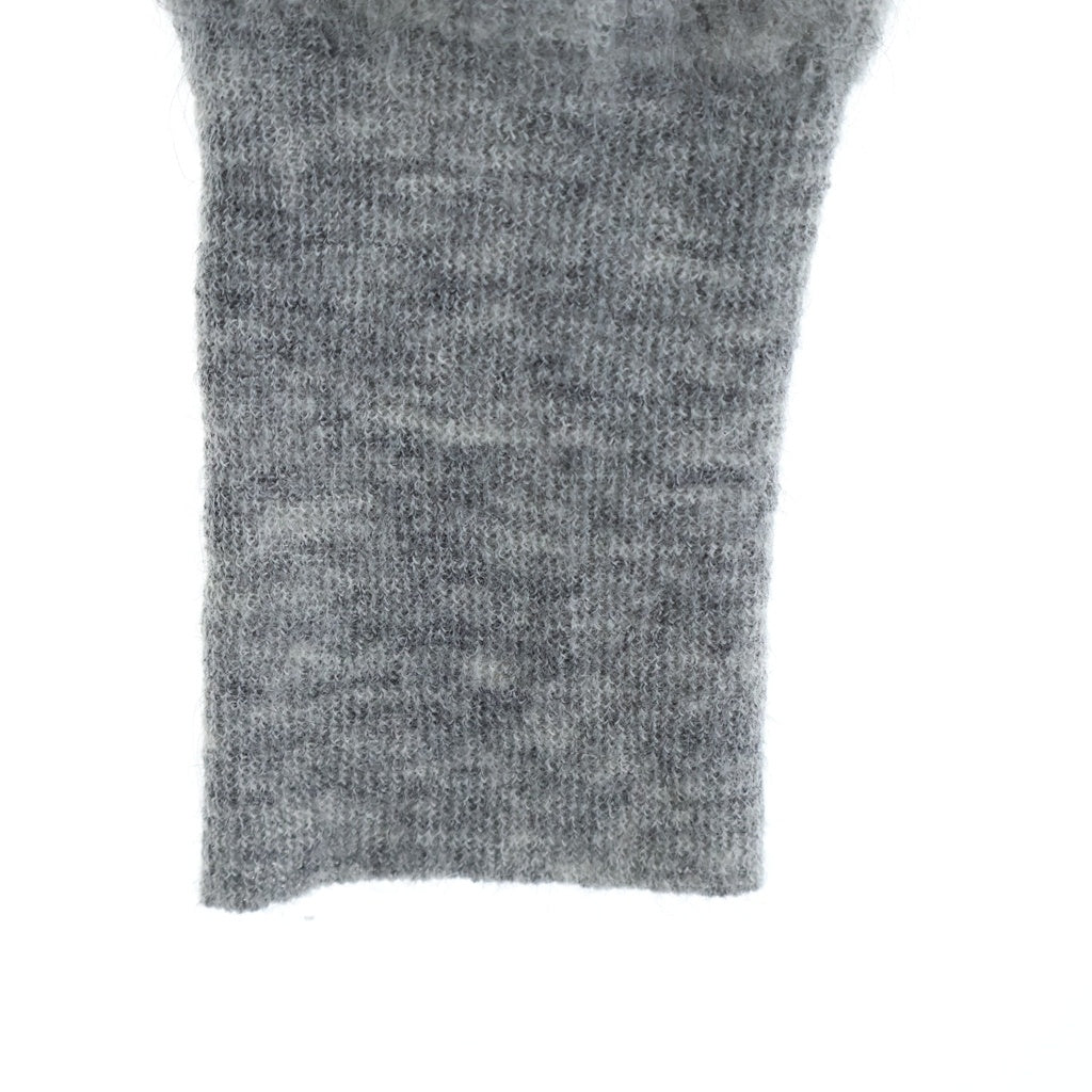 JACQUEMUS(ジャックムス) クロップド ウールニットカーディガン グレー レディース