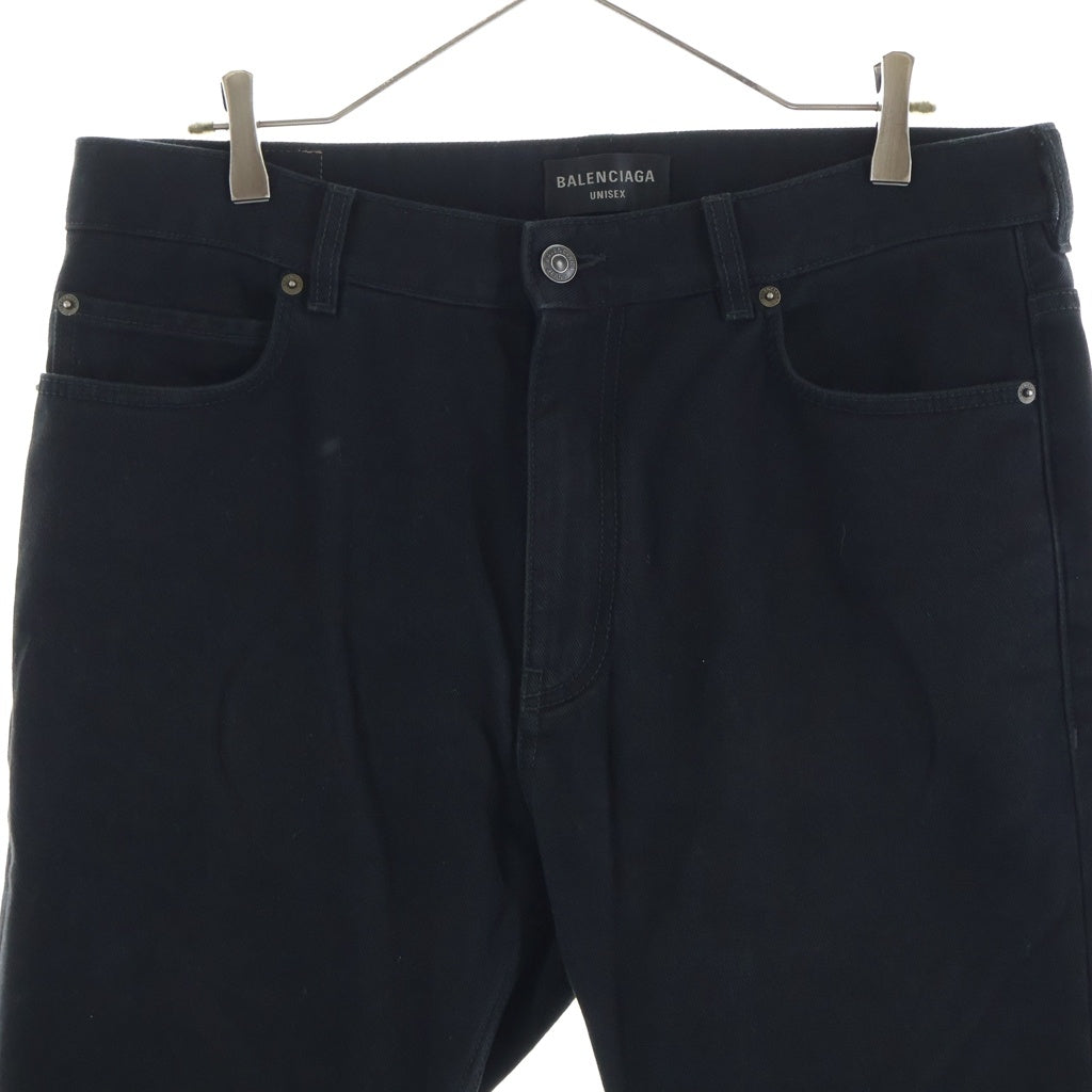 BALENCIAGA(バレンシアガ) 24SS Flared Pants ブーツカットフレアドデニムパンツ 790405 TQW83 ブラック