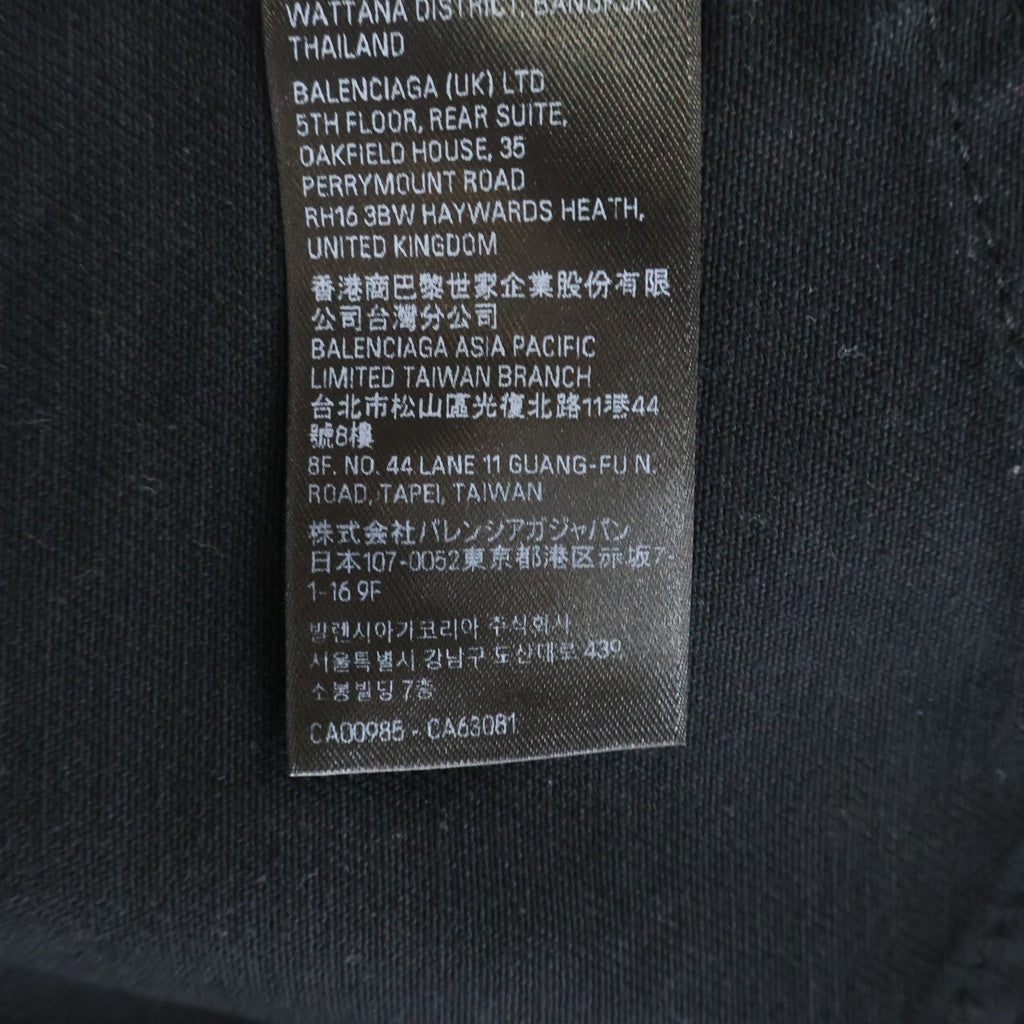 BALENCIAGA(バレンシアガ) 24SS Flared Pants ブーツカットフレアドデニムパンツ 790405 TQW83 ブラック