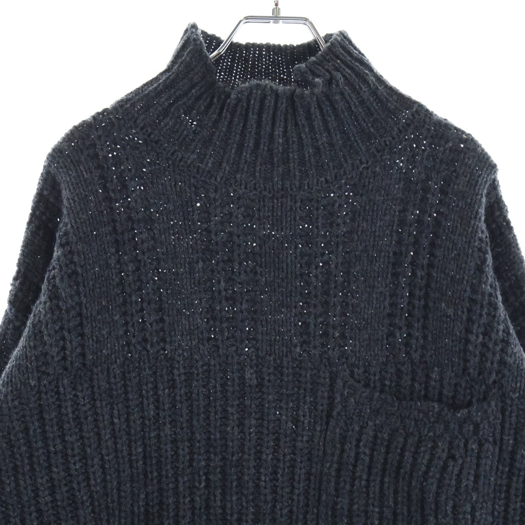 MARNI(マルニ) 23AW BROKEN FISHERMAN TURTLENECK KNIT ブロークン フィッシャーマン タートルネックニット グレー DVMG0054A0