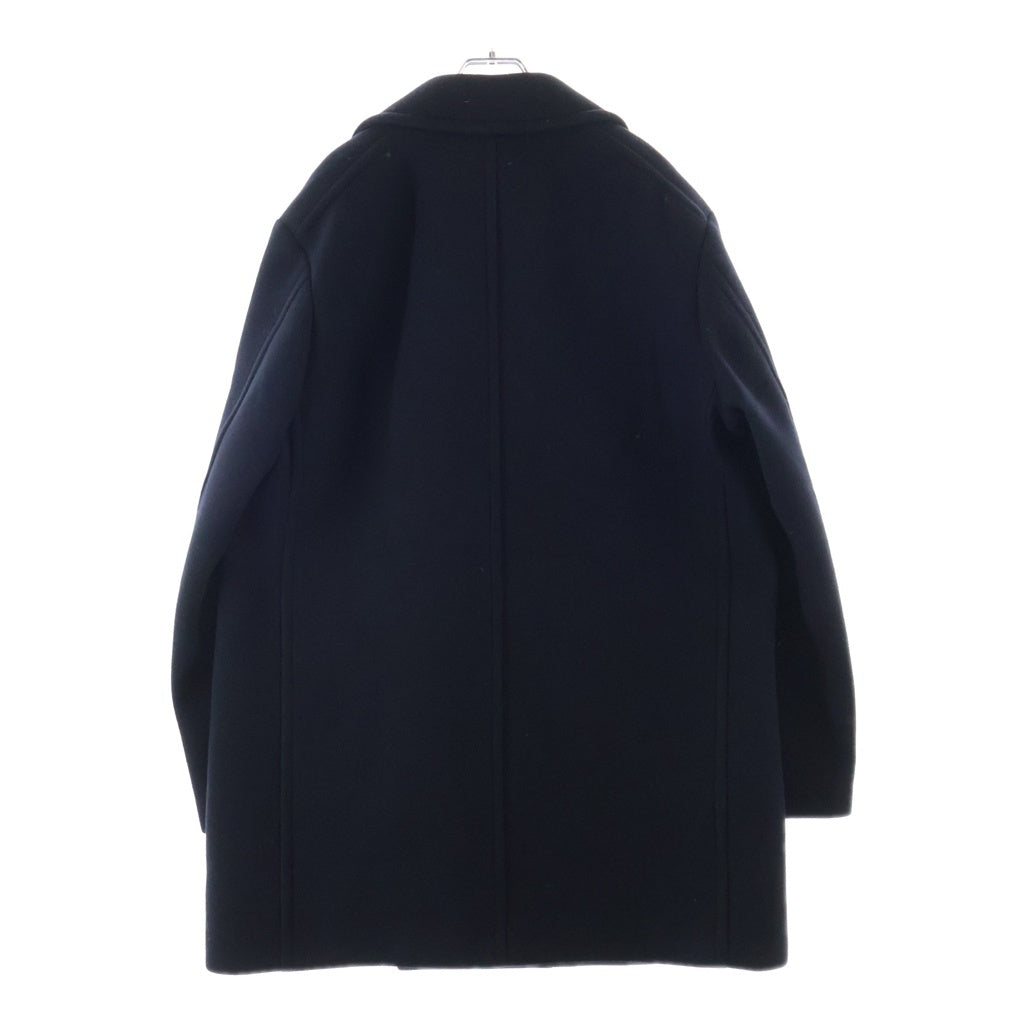AURALEE(オーラリー) 24AW SPONGE WOOL MELTON P-COAT スポンジウール メルトン ピーコート ブラック A24AC02SB