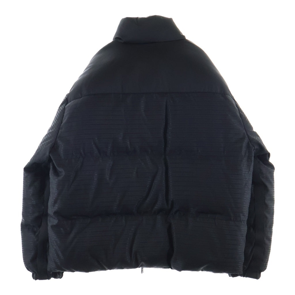 PRADA(プラダ) 22AW RE-NYLON リナイロン トライアングルロゴ リバーシブルナイロンダウンジャケット ブラック SGC045 S222 1WQ8
