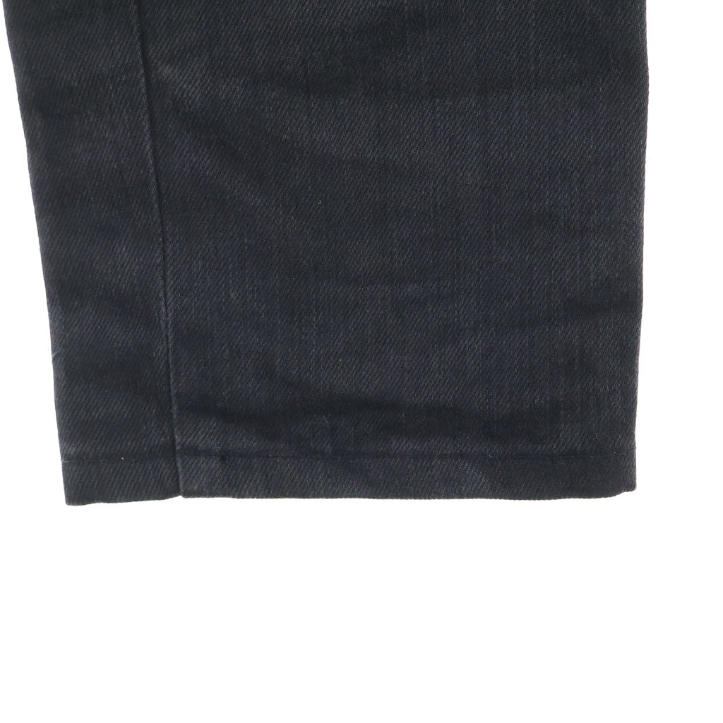 SAINT LAURENT PARIS(サンローランパリ) 15AWBIKER PANTS レザー切り替え バイカーパンツ ブラック 330285