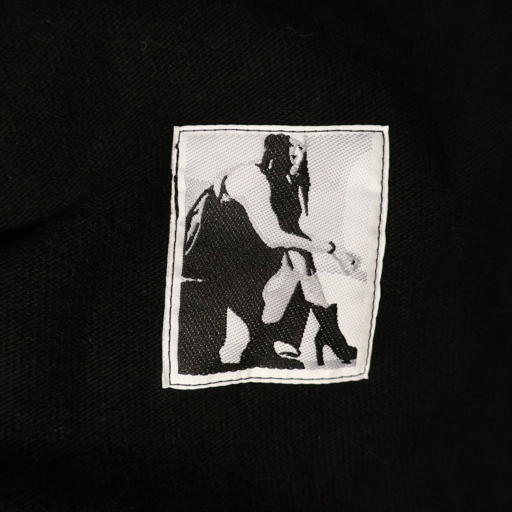 DRKSHDW(ダークシャドウ) 26SS TEMPLE OSTERBERG SS T テンプル期 クルーネックコットン半袖カットソーTシャツ ブラック DL01F1294-JEBJP