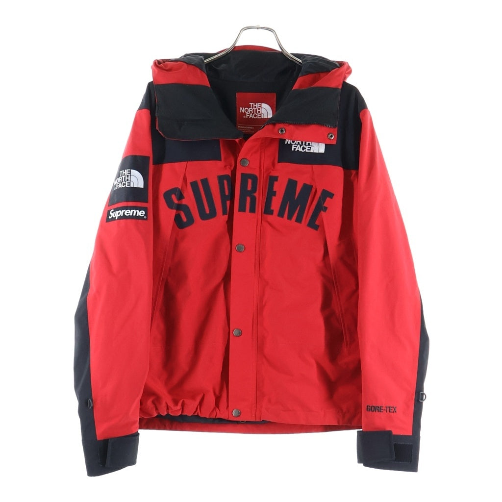 SUPREME(シュプリーム) 19SS x The North Face Arc Logo Mountain Parka ザ・ノースフェイス アークロゴ ジップアップマウンテンパーカー ブラック/レッド NF0A3VMM