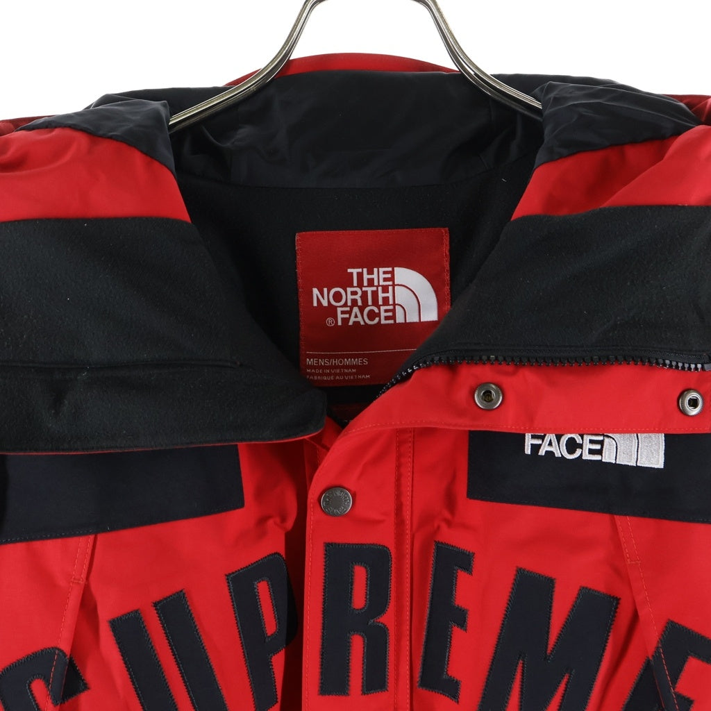 SUPREME(シュプリーム) 19SS x The North Face Arc Logo Mountain Parka ザ・ノースフェイス アークロゴ ジップアップマウンテンパーカー ブラック/レッド NF0A3VMM