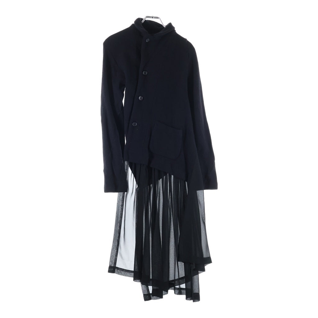 COMME des GARCONS(コムデギャルソン) 23SS 半袖 シアーワンピース ブラック レディース RJ-O002