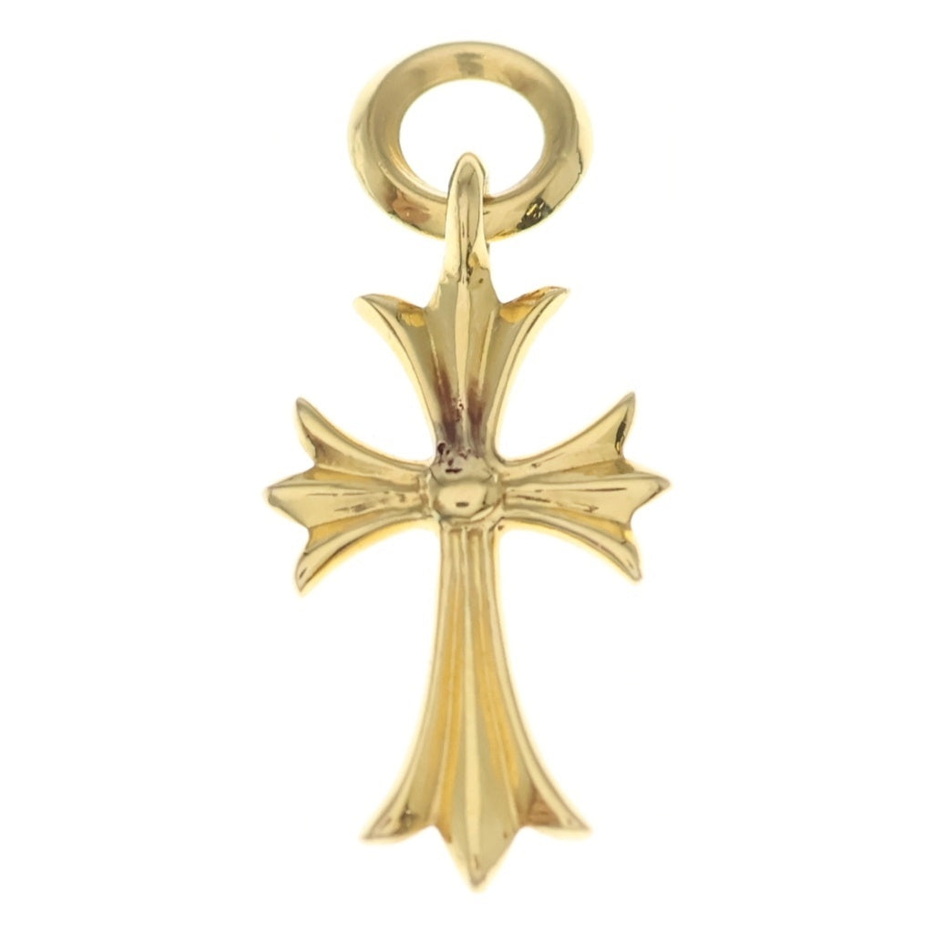 CHROME HEARTS(クロムハーツ) 22K TINY CH CROSS タイニーCHクロス ペンダントトップ ゴールド BCA051