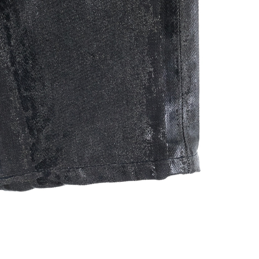 Dior HOMME(ディオールオム) LUSTER COATING DENIM ラスターコーティングデニムパンツ ブラック