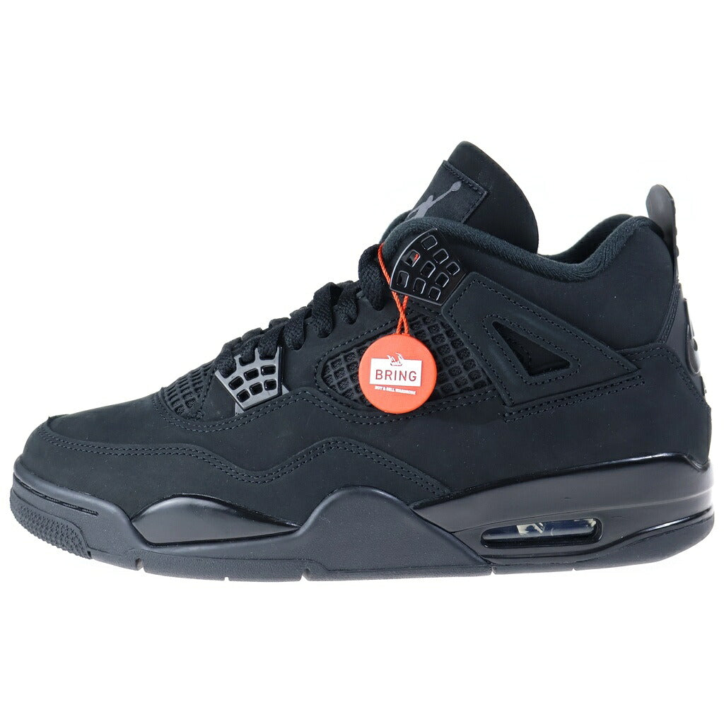 NIKE(ナイキ) AIR JORDAN 4 RETRO HIGH OG BLACK CAT エアジョーダン4 レトロ ブラックキャット レザーハイカットスニーカー ブラック US9/27cm FV5029-010