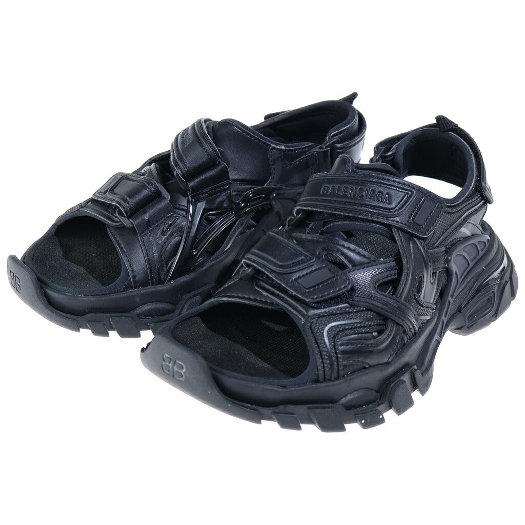 BALENCIAGA(バレンシアガ) TRACK SANDAL トラック レザーサンダル ブラック レディース 617543