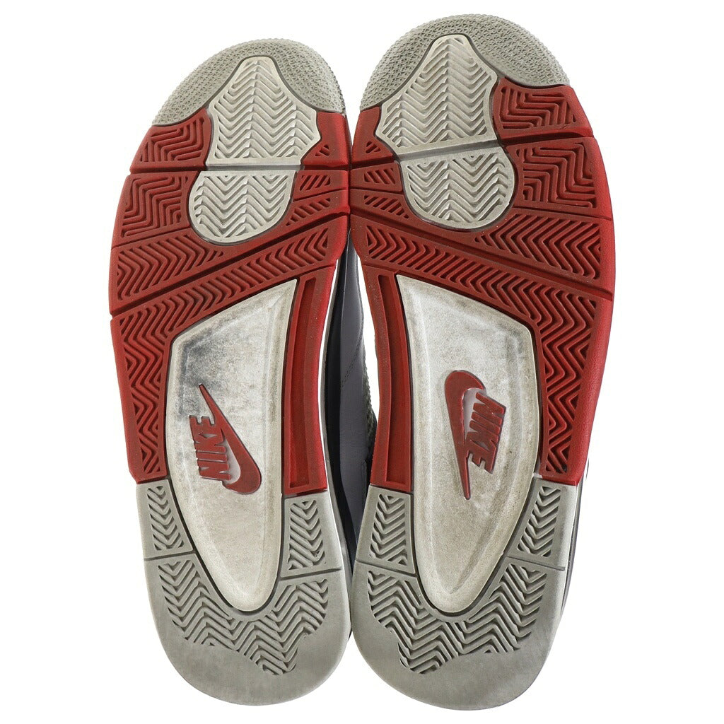 NIKE(ナイキ) AIR JORDAN 4 RETRO OG FIRE RED エアジョーダン4 レトロ ファイヤーレッド ハイカットスニーカー ホワイト/レッド US10/28cm DC7770-160
