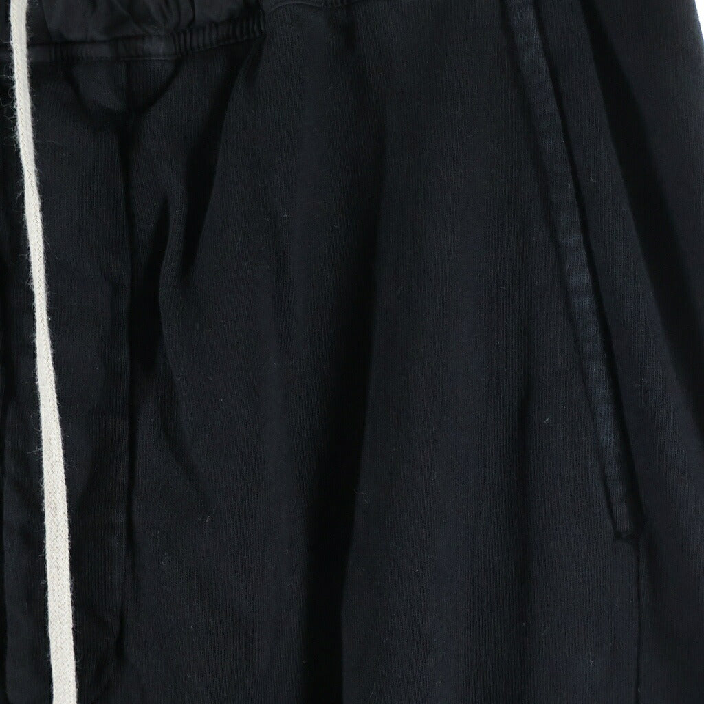 DRKSHDW(ダークシャドウ) 24SS LIDO BERLIN DRAWSTRING リド期 ドローストリングストレートスウェットパンツ ブラック DU01D1392-RIG