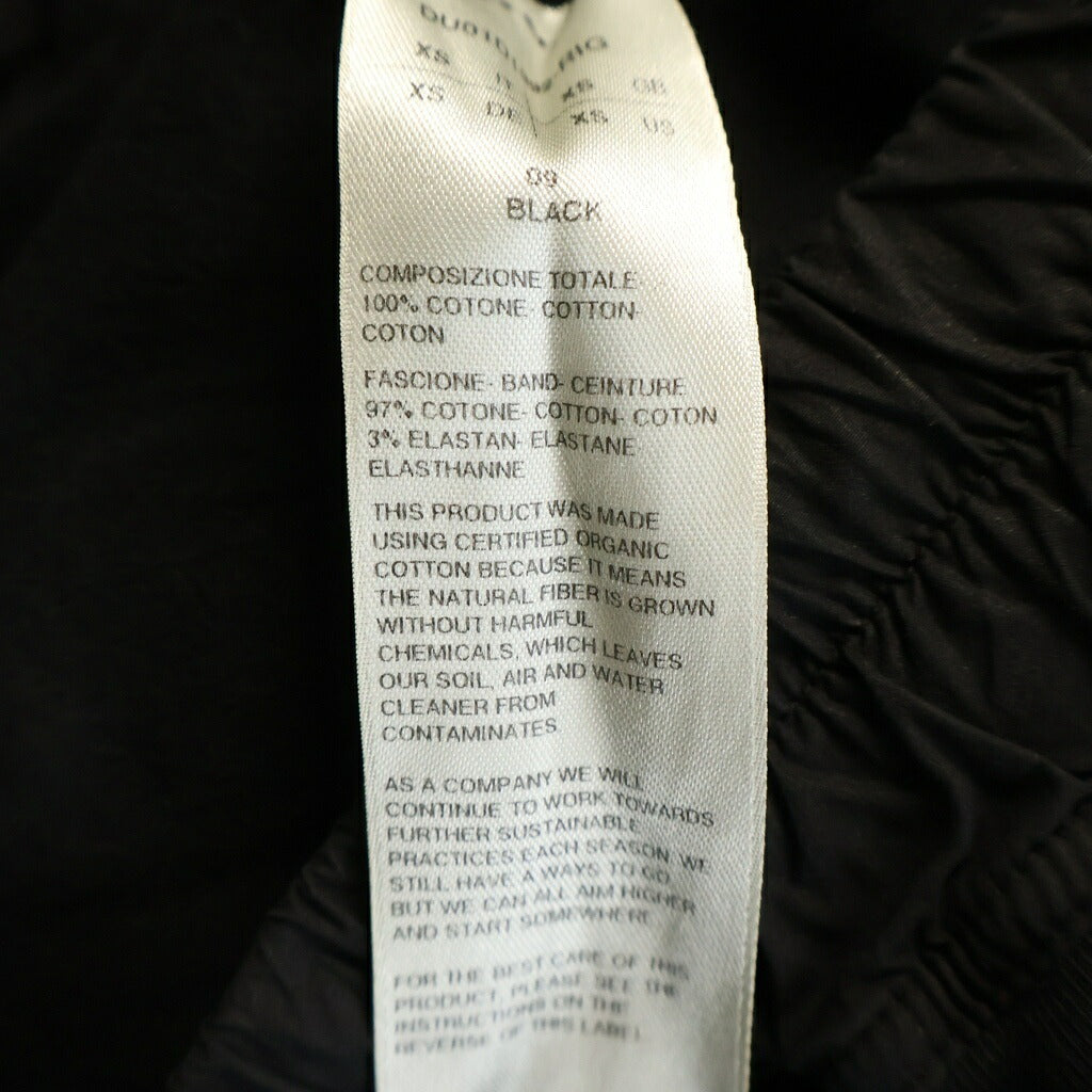 DRKSHDW(ダークシャドウ) 24SS LIDO BERLIN DRAWSTRING リド期 ドローストリングストレートスウェットパンツ ブラック DU01D1392-RIG