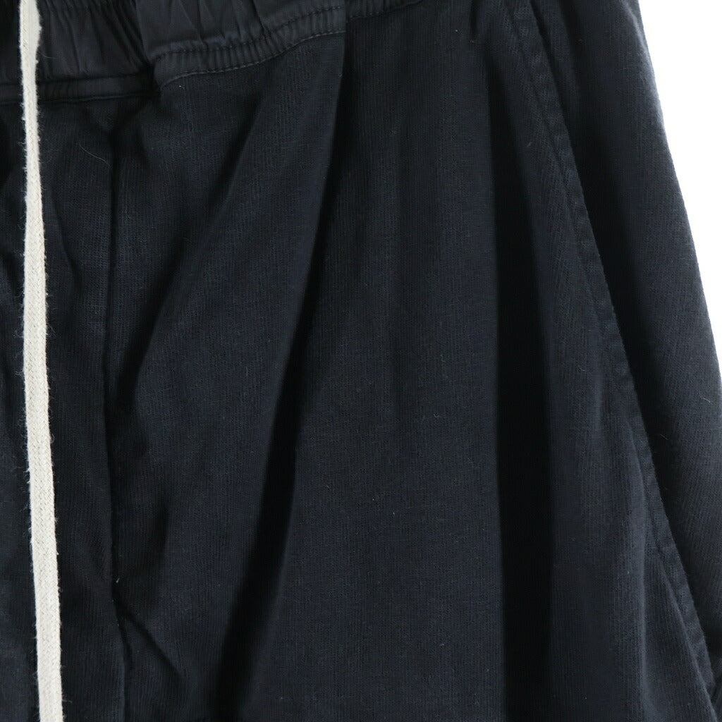 DRKSHDW(ダークシャドウ) 24SS LIDO PRISONER DRAWSTRING リド期 プリズナードローストリング スウェットパンツ ブラック DU01D1395-RIG