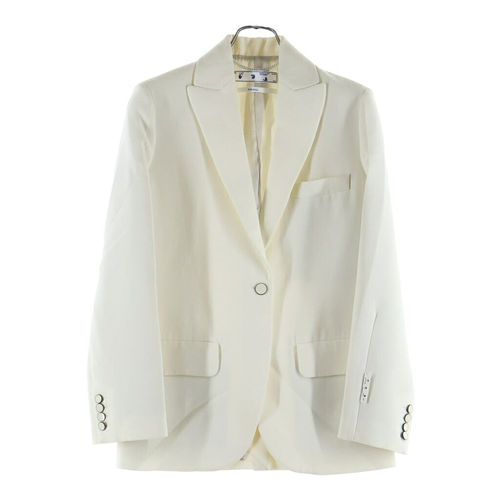 OFF-WHITE(オフホワイト) トムボーイ 1B テーラドジャケット ベージュ OWEF064S21FAB003