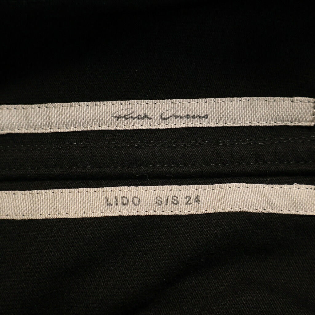 Rick Owens(リックオウエンス) 24SS LIDO MASTODON CARGO リド期 マストドンカーゴジョガーパンツ ブラック RU01D3396-BA