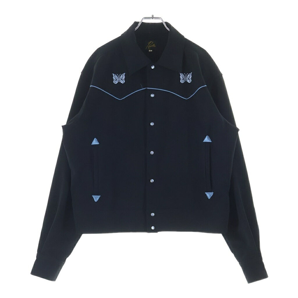 Needles(ニードルス) Piping Cowboy Jacket パイピング カウボーイ ジャケット ブラック/ブルー MR201