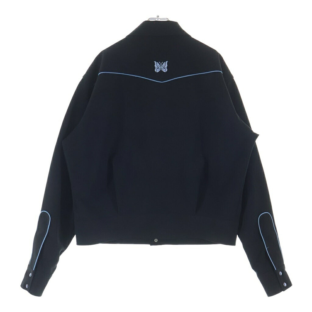 Needles(ニードルス) Piping Cowboy Jacket パイピング カウボーイ ジャケット ブラック/ブルー MR201