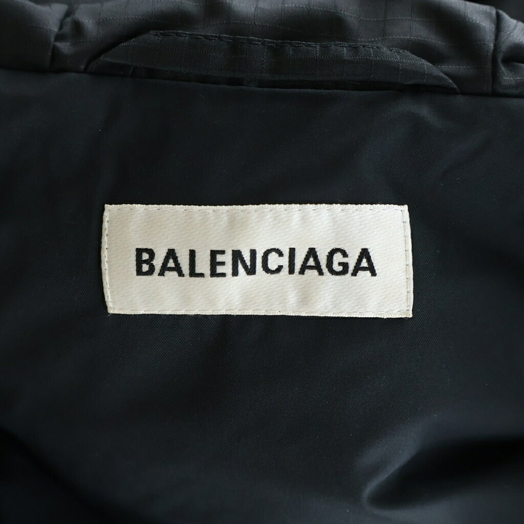 BALENCIAGA(バレンシアガ) Hooded Puffer Coat フーデッドパファージャケット ブラック 556725 TYD33