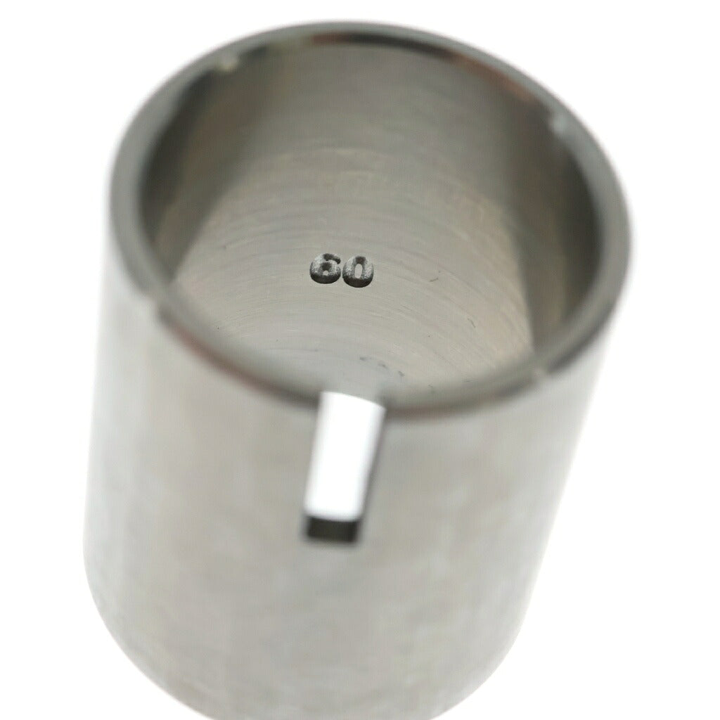 Rick Owens(リックオウエンス) SLITTED THUMB RING スリットデザインサムリング シルバー