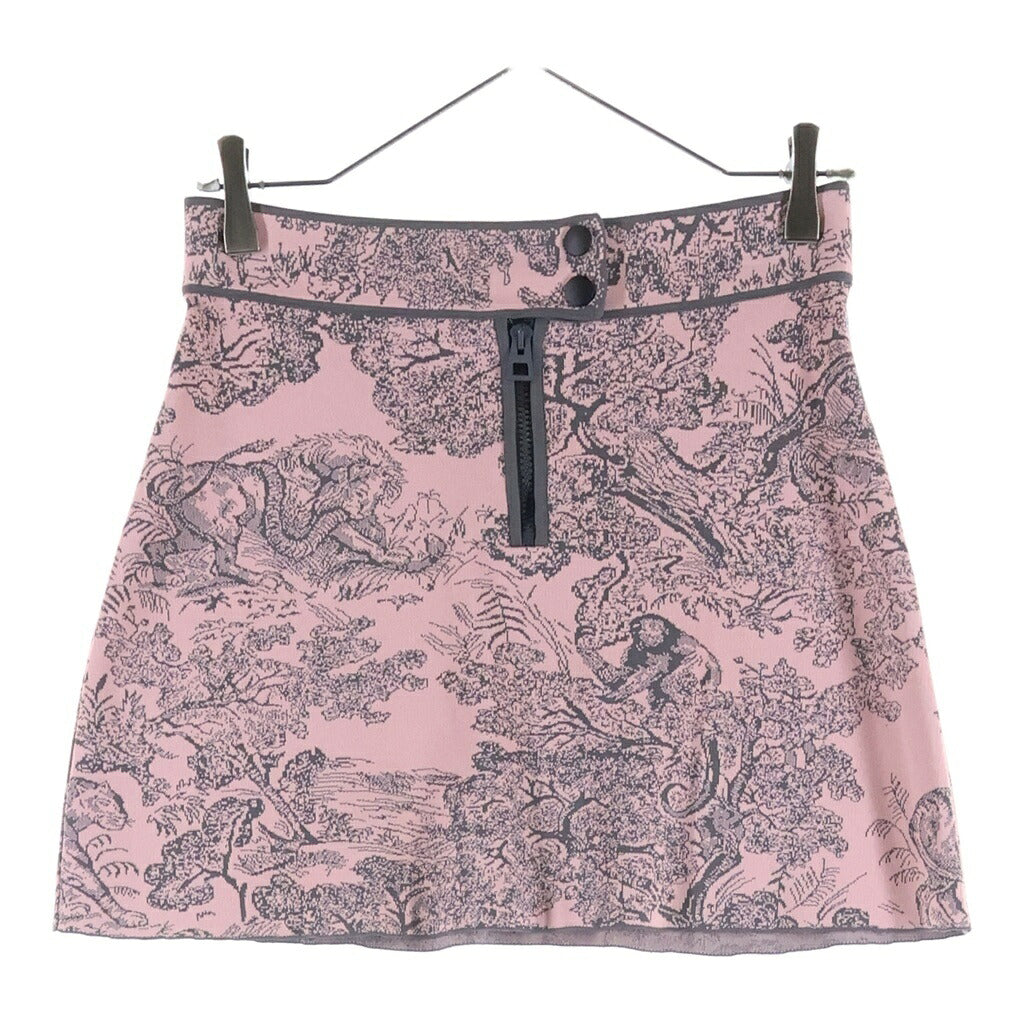Christian Dior(クリスチャンディオール) 23SS DIORVIERA ディオールヴィエラ アートデザイン総柄 タイトスカート ピンク レディース 344J11AM510