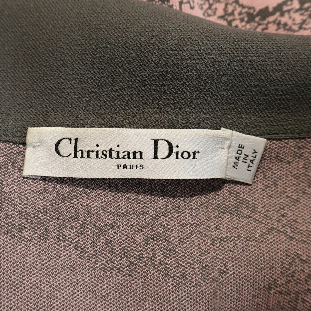 Christian Dior(クリスチャンディオール) 23SS DIORVIERA ディオールヴィエラ アートデザイン総柄 タイトスカート ピンク レディース 344J11AM510