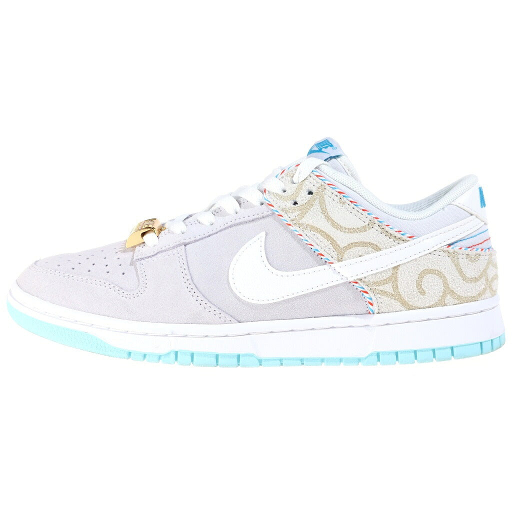 NIKE(ナイキ) DUNK LOW RETRO “Barber Shop Grey ダンク ロー レトロ SE バーバーショップ グレー US9/27cm