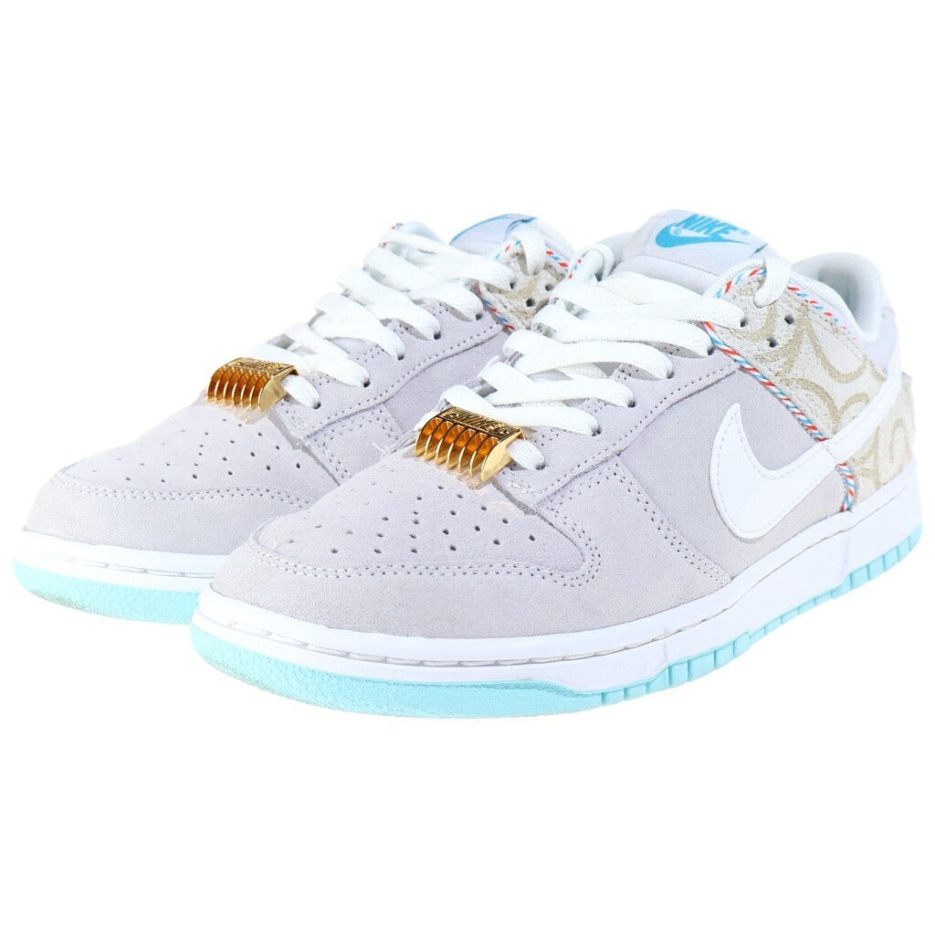 NIKE(ナイキ) DUNK LOW RETRO “Barber Shop Grey ダンク ロー レトロ SE バーバーショップ グレー US9/27cm