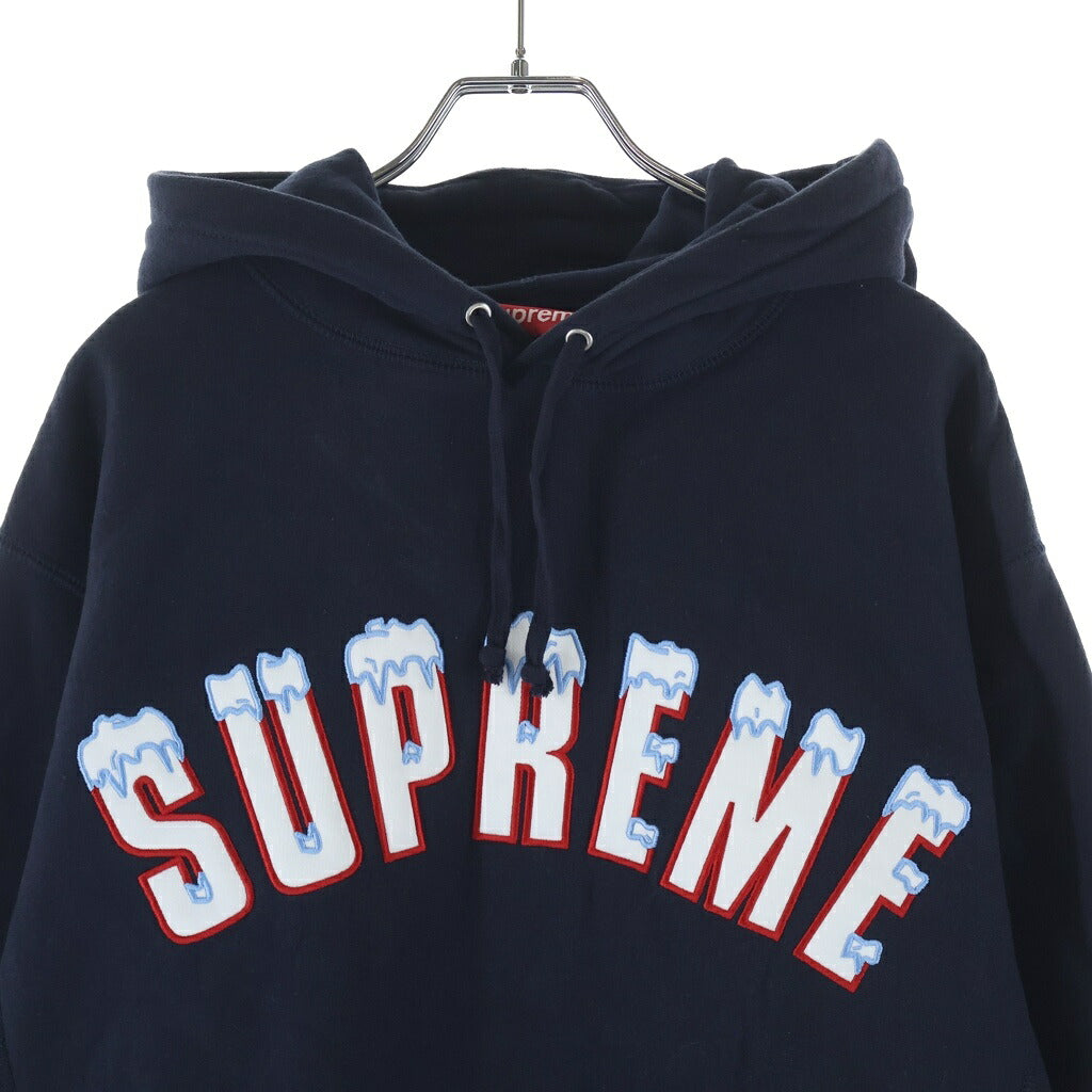 SUPREME(シュプリーム) 20AW Icy Arc Hooded Sweatshirt プルオーバースウェットパーカー ネイビー