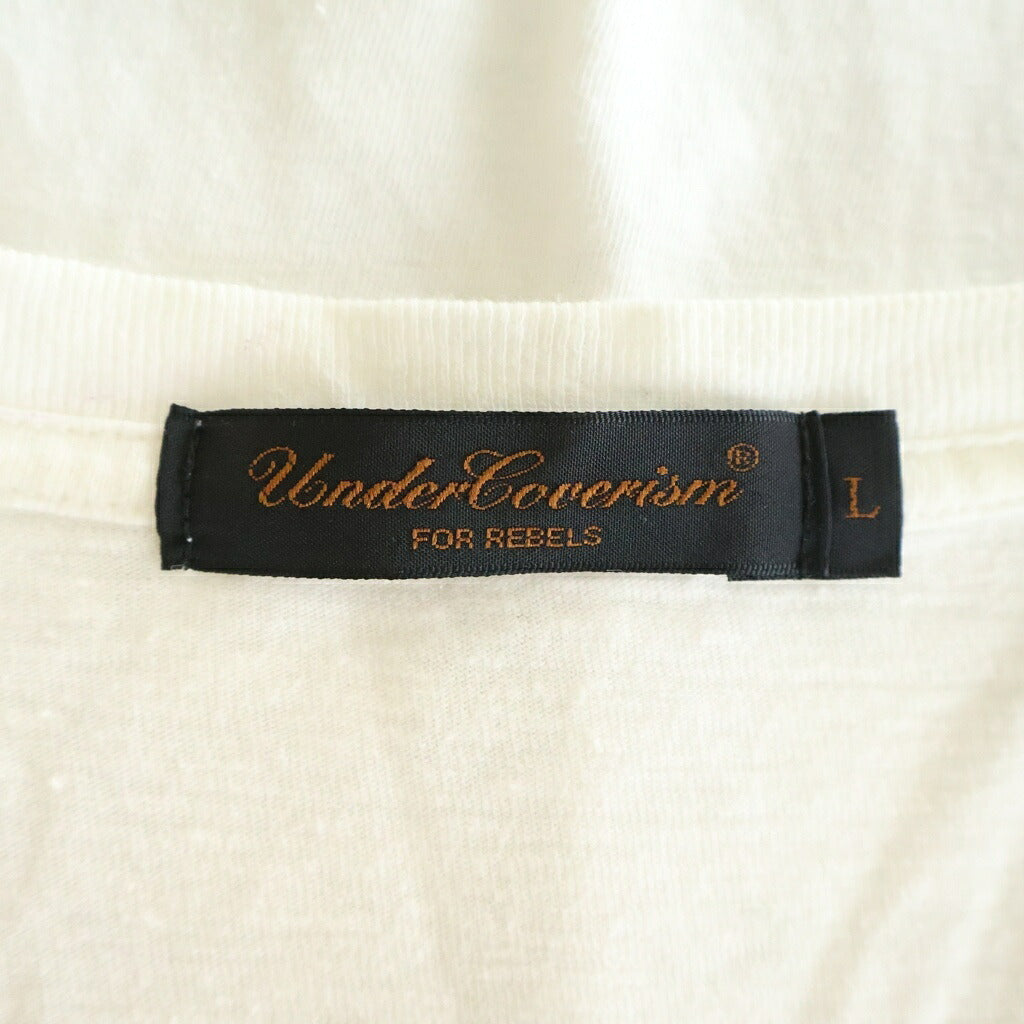 UNDERCOVER(アンダーカバー) 04SS 歪みグラフィックTシャツ カットソー ホワイト