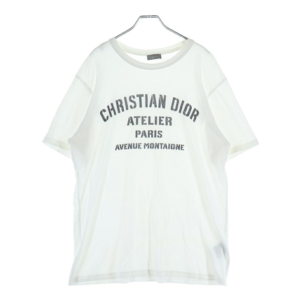 DIOR(ディオール) 21SS ATELIER ロゴプリント 半袖Tシャツ カットソー ホワイト 043J615A0589