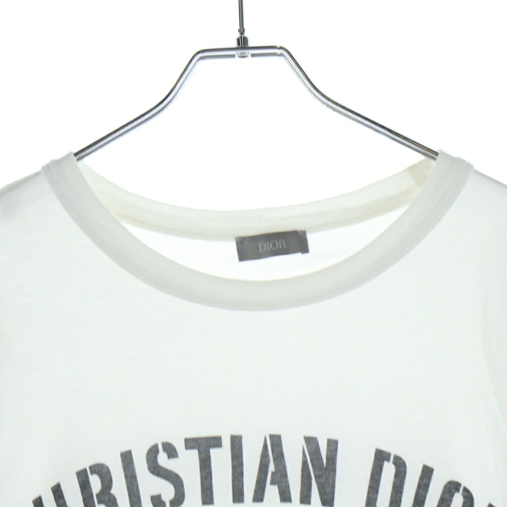 DIOR(ディオール) 21SS ATELIER ロゴプリント 半袖Tシャツ カットソー ホワイト 043J615A0589
