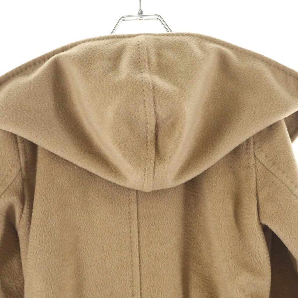 Max Mara(マックスマーラ) フーデットウールコート ガウンコート キャメル 108607896 レディース