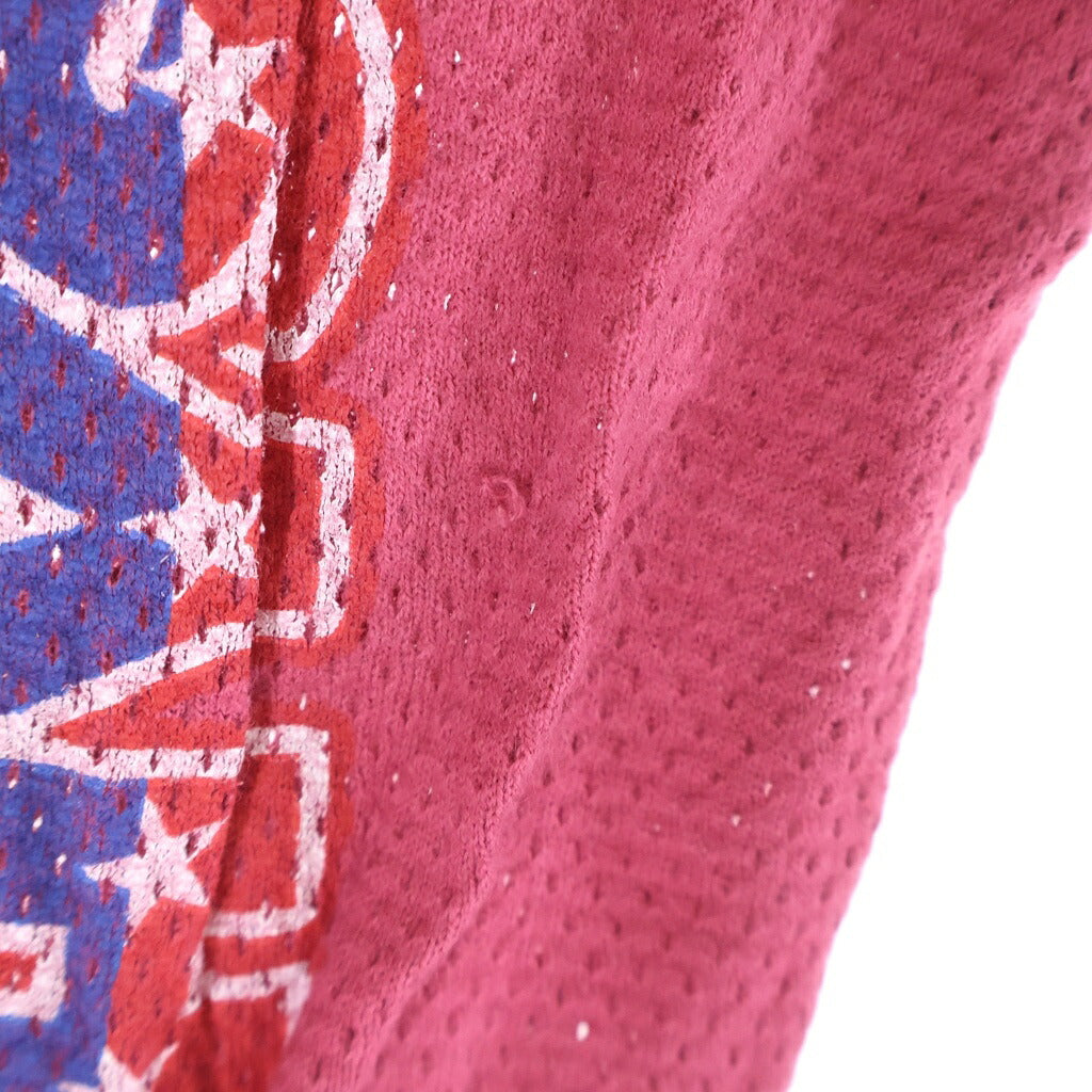 HYSTERIC GLAMOUR(ヒステリックグラマー) フロントヒスガールプリント クルーネック長袖カットソーTシャツ レッド レディース 01251CL04